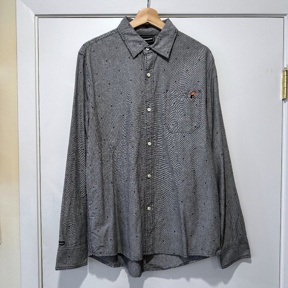 The Hundreds Mini Bomb Shirt - Large - Mens - Gray - 2014 Collection